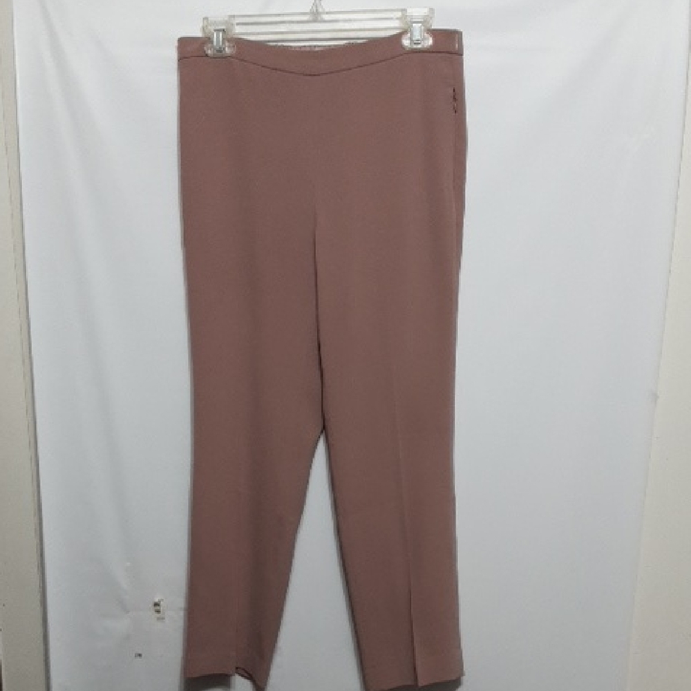 Babaton Women's Brownish Pink Straight‎ Leg Pants